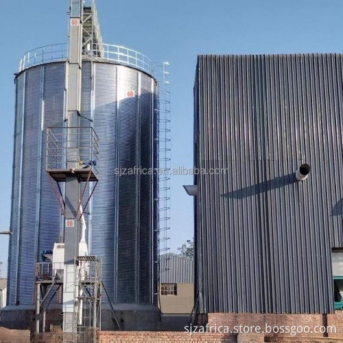 Silo Steel 500-10000 Ton Grain Storage Silo for Maize and Raw Materials
